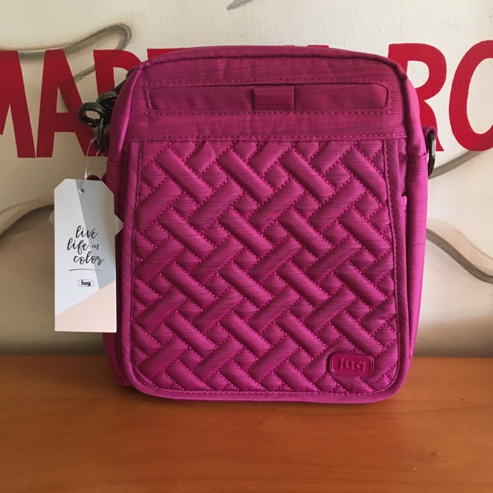 LUG - Orchard Pink Flapp Crossbody Bag - NWT